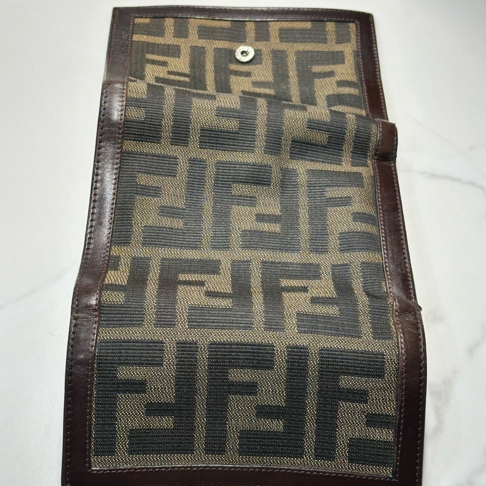 Fendi FF Zucca Tote + Trifold Wallet + Dust Bag + COA - Picture 13 of 16